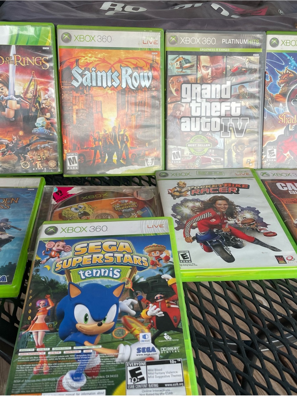 XBOX  360 GAMES LOT OF 9